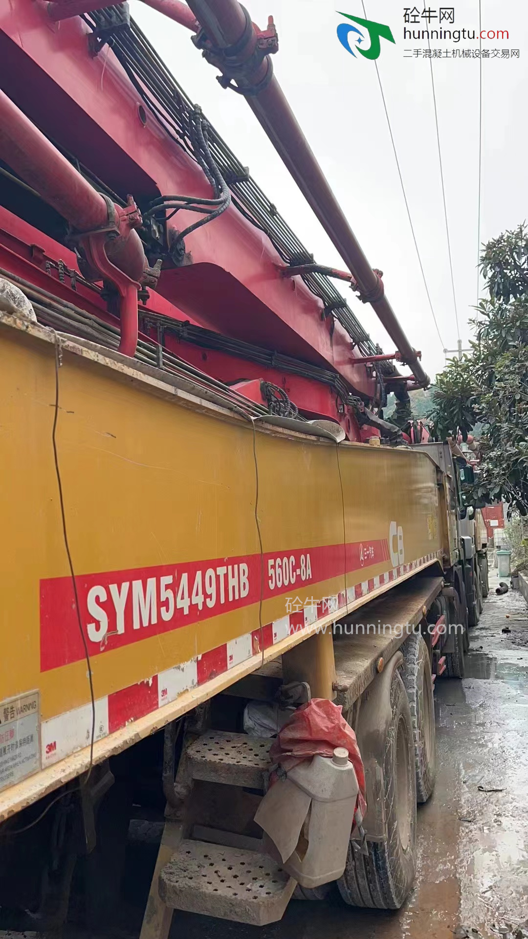 广州市国五2019年56米三一重工混凝土泵车，奔驰底盘
