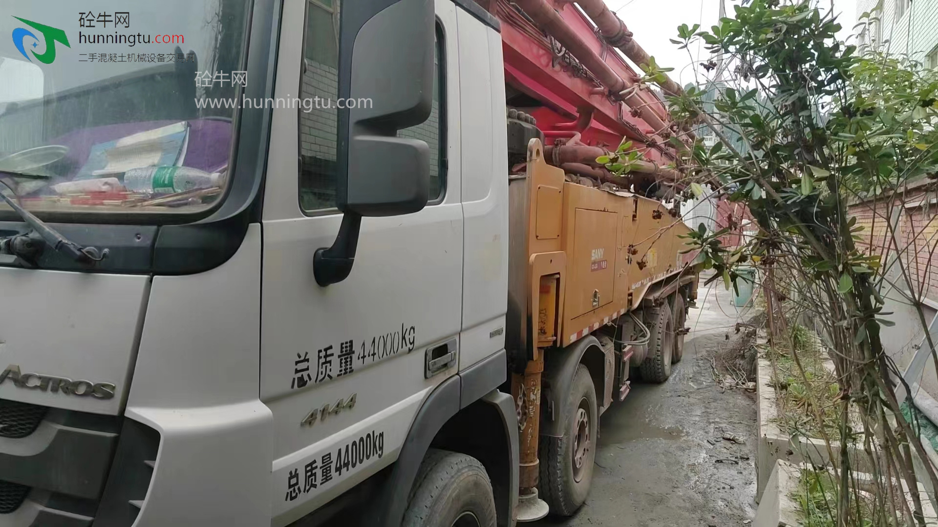 广州市国五2019年56米三一重工混凝土泵车，奔驰底盘