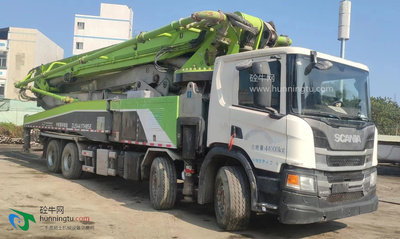 广州市2019年56米中联重科混凝土泵车，斯堪尼亚底盘