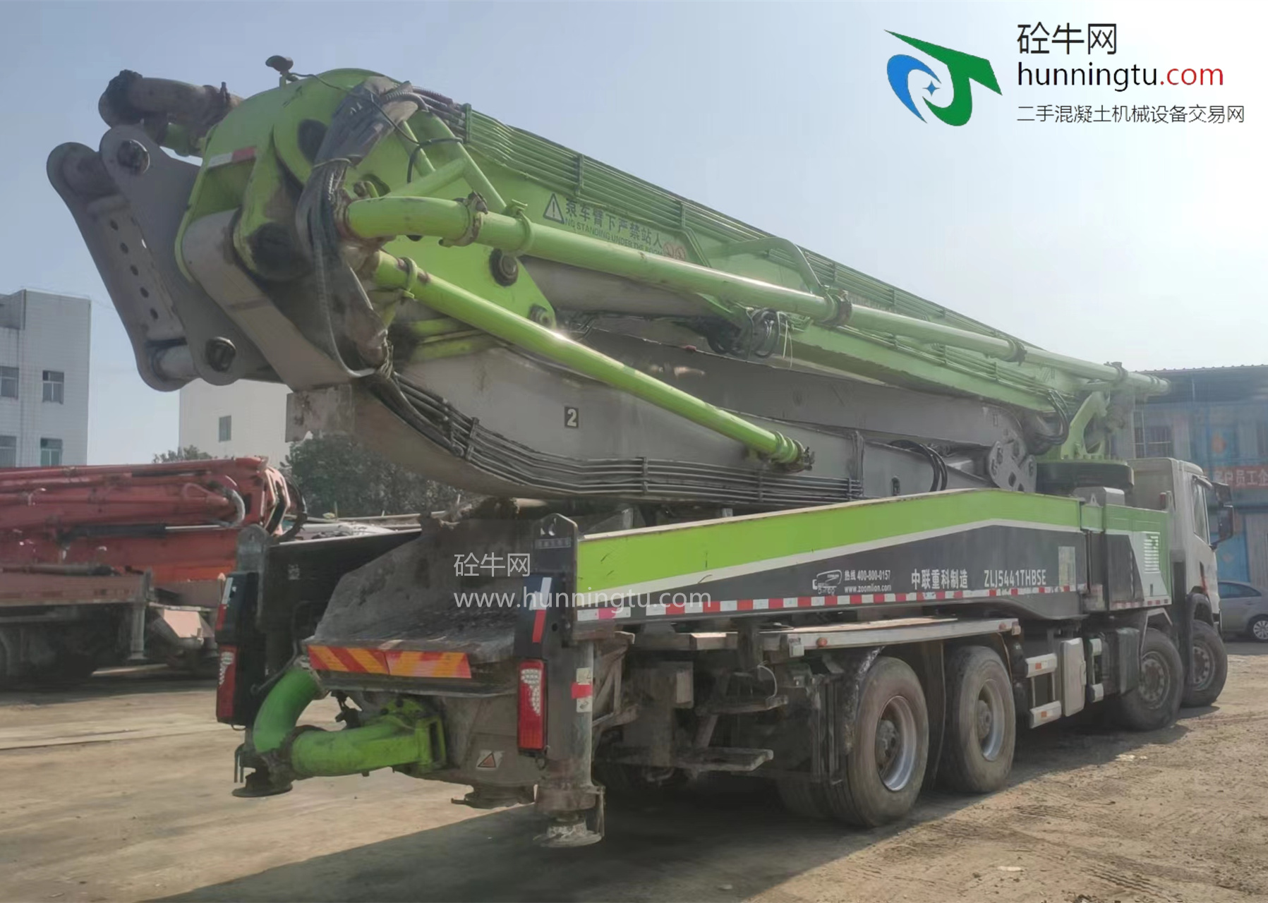 广州市2019年56米中联重科混凝土泵车，斯堪尼亚底盘