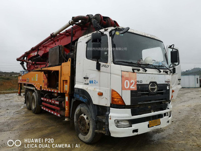 重庆三台2013年12月份49米三一重工混凝土泵车，龙象共舞C8系统