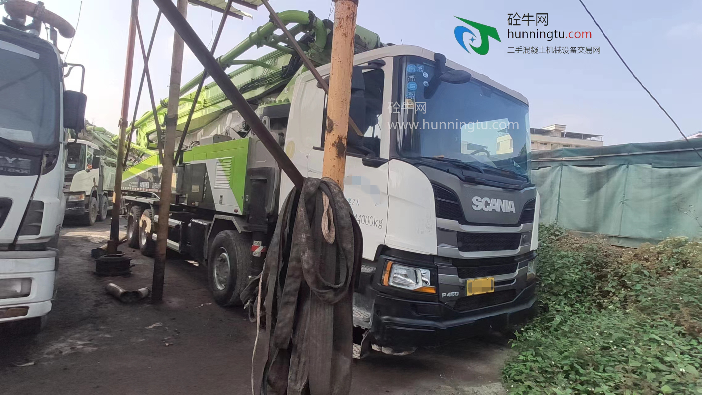 广州市国六2020年底56米中联重科混凝土泵车,斯堪尼亚底盘