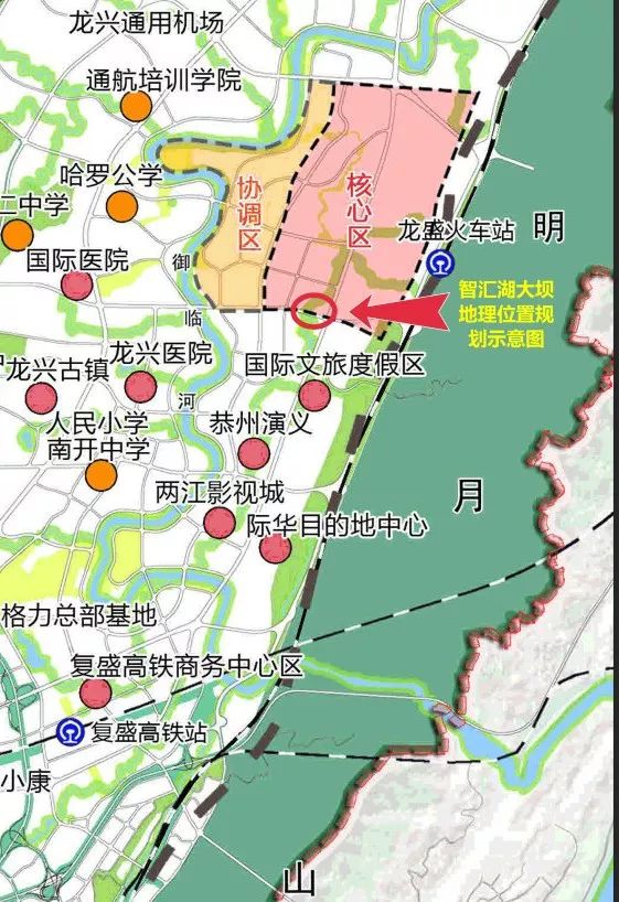 重庆市两江协同创新区智汇湖大坝工程首仓混凝土浇筑完成