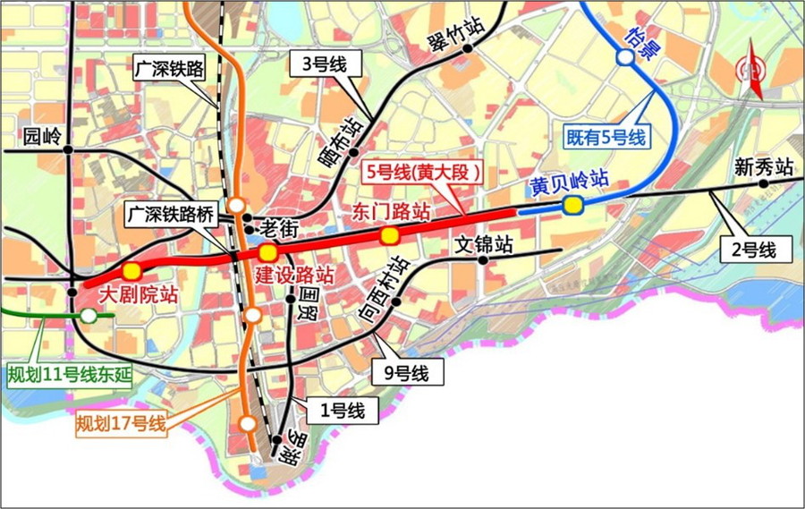 5号线西延线站点设置 - 深铁建设集团：广州地铁5号线西延线大剧院站地连墙混凝土浇筑成功