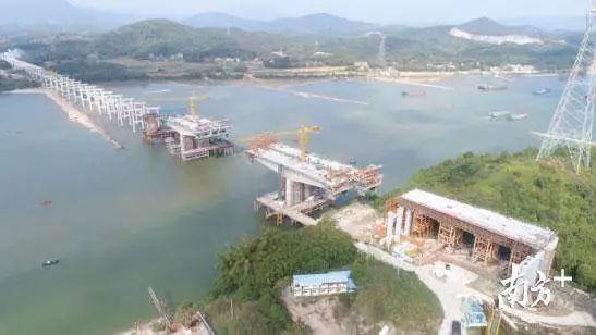 清远将再添一座跨江大桥，惠清高速最大跨度现浇梁混凝土浇筑完成