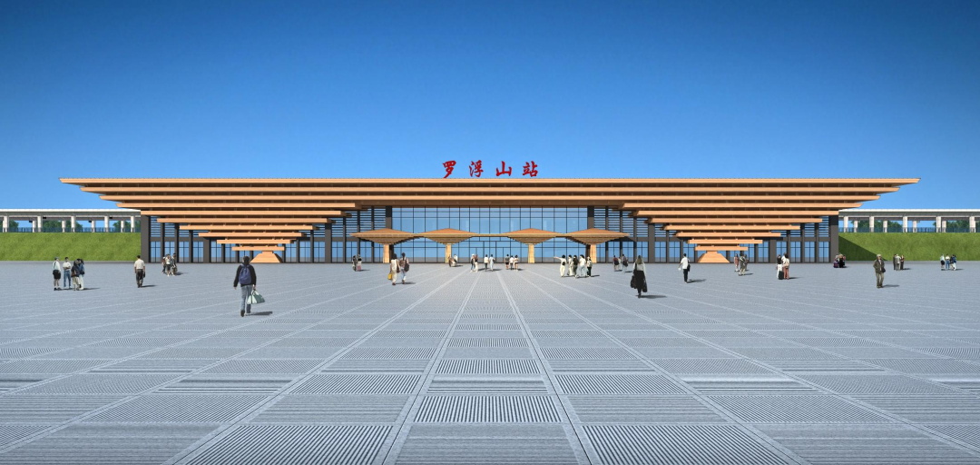 中铁广州局：广汕铁路11标项目罗浮山站主体结构首批混凝土浇筑完成