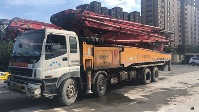 江苏盐城2013年56米C8三一重工混凝土泵车，五十铃底盘