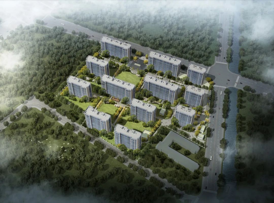 效果图 - 杭州市会展新城安置房四期一号地块项目全面完成正负零混凝土浇筑