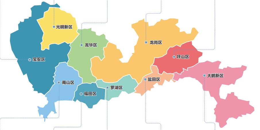 广州市各区划分地图