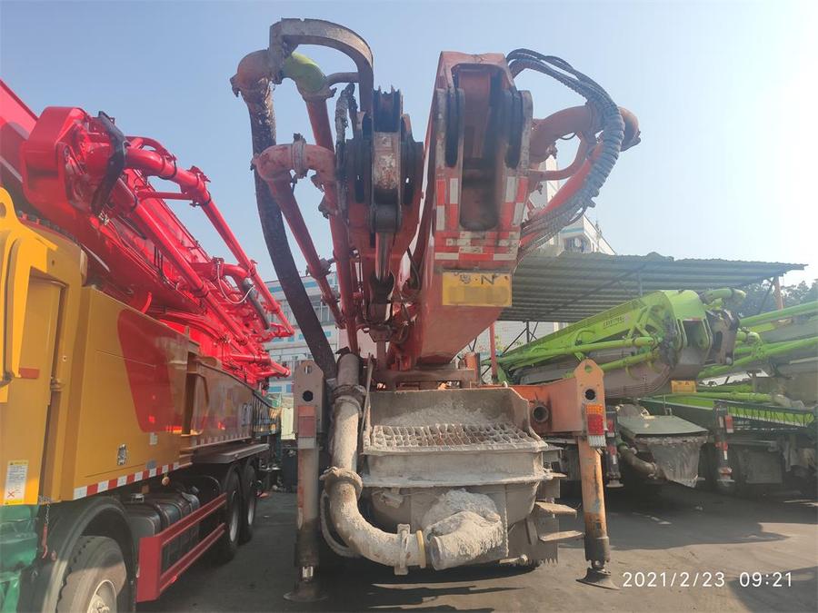 广州2010年底43米三一重工混凝土泵车，五十铃底盘