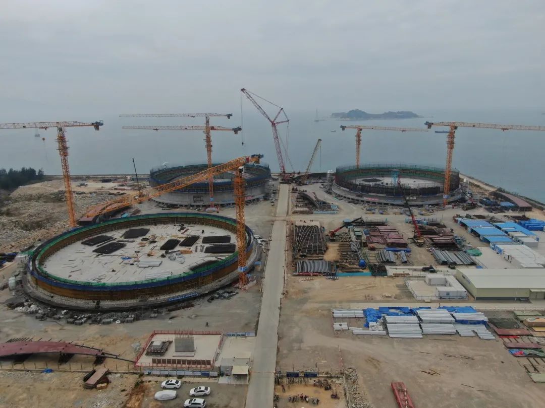 中建电力建设公司：惠州LNG项目储罐全部完成首层墙体混凝土浇筑
