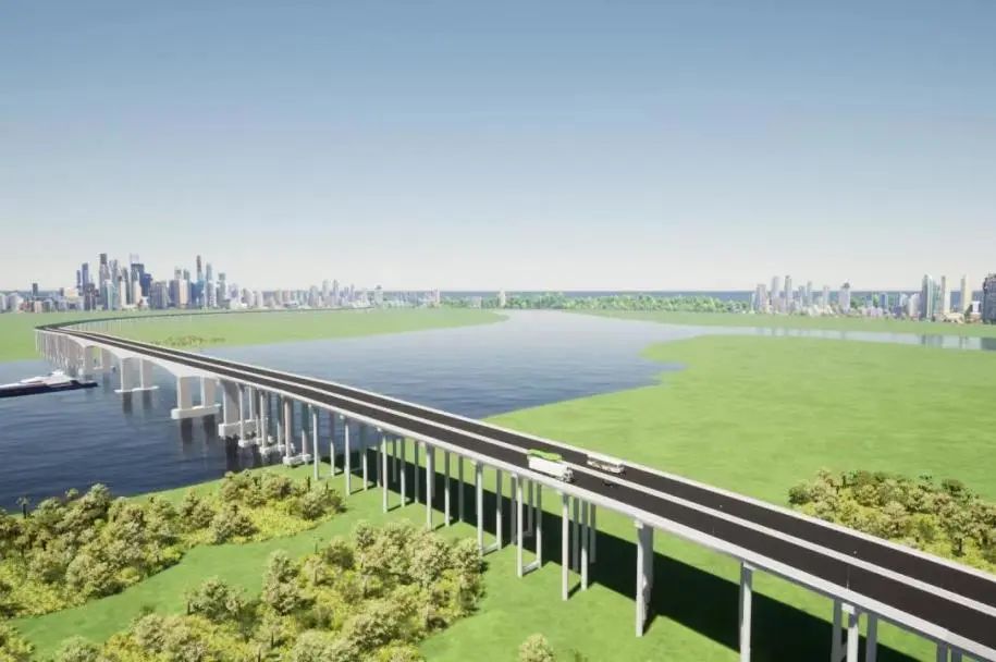 中交一公局阳江雅韶项目北津港特大桥引桥首根桩基混凝土浇筑完成