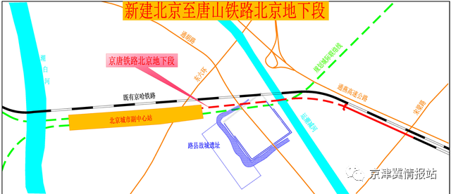 新建北京至唐山铁路北京地下段