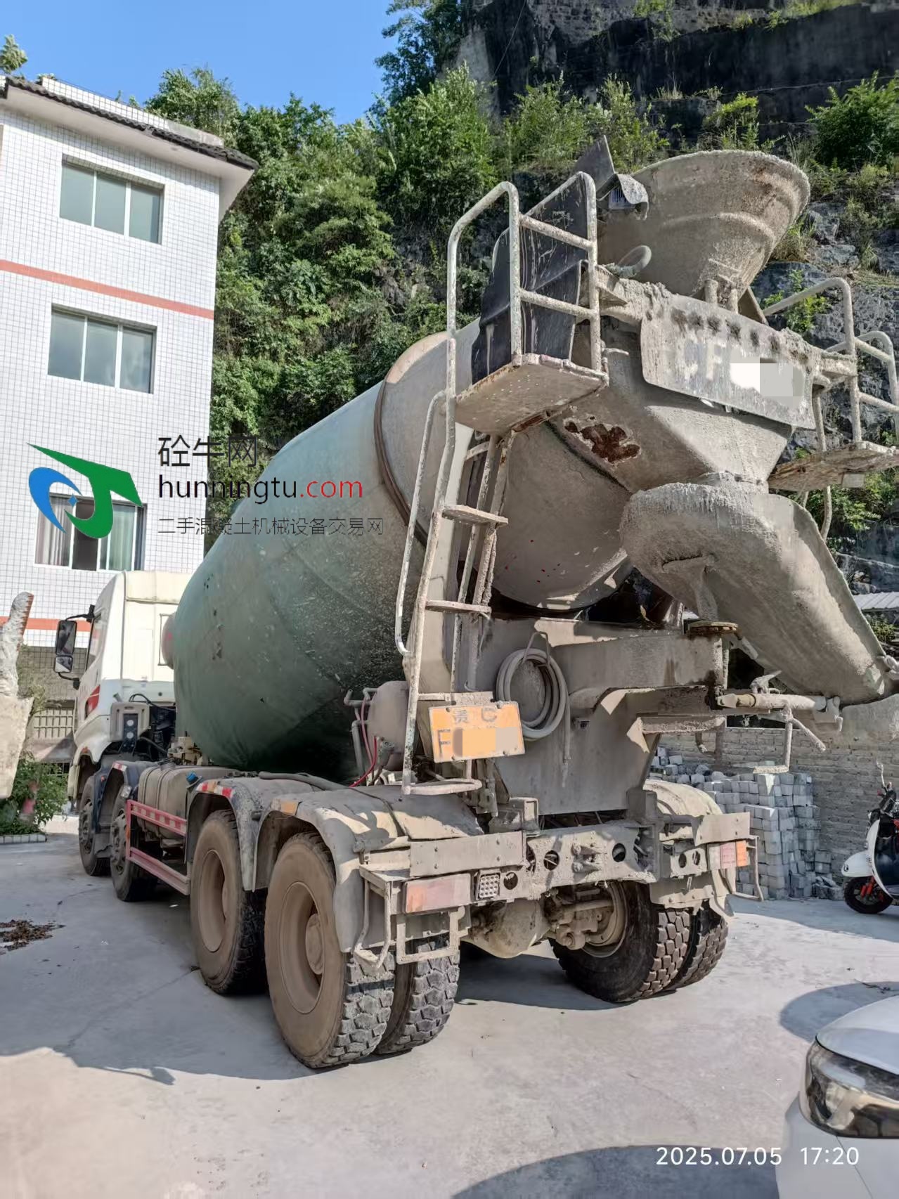 遵义市4台国五2020年9月份大12方可拉13方罐三一重工混凝土搅拌车，三一专用自制底盘