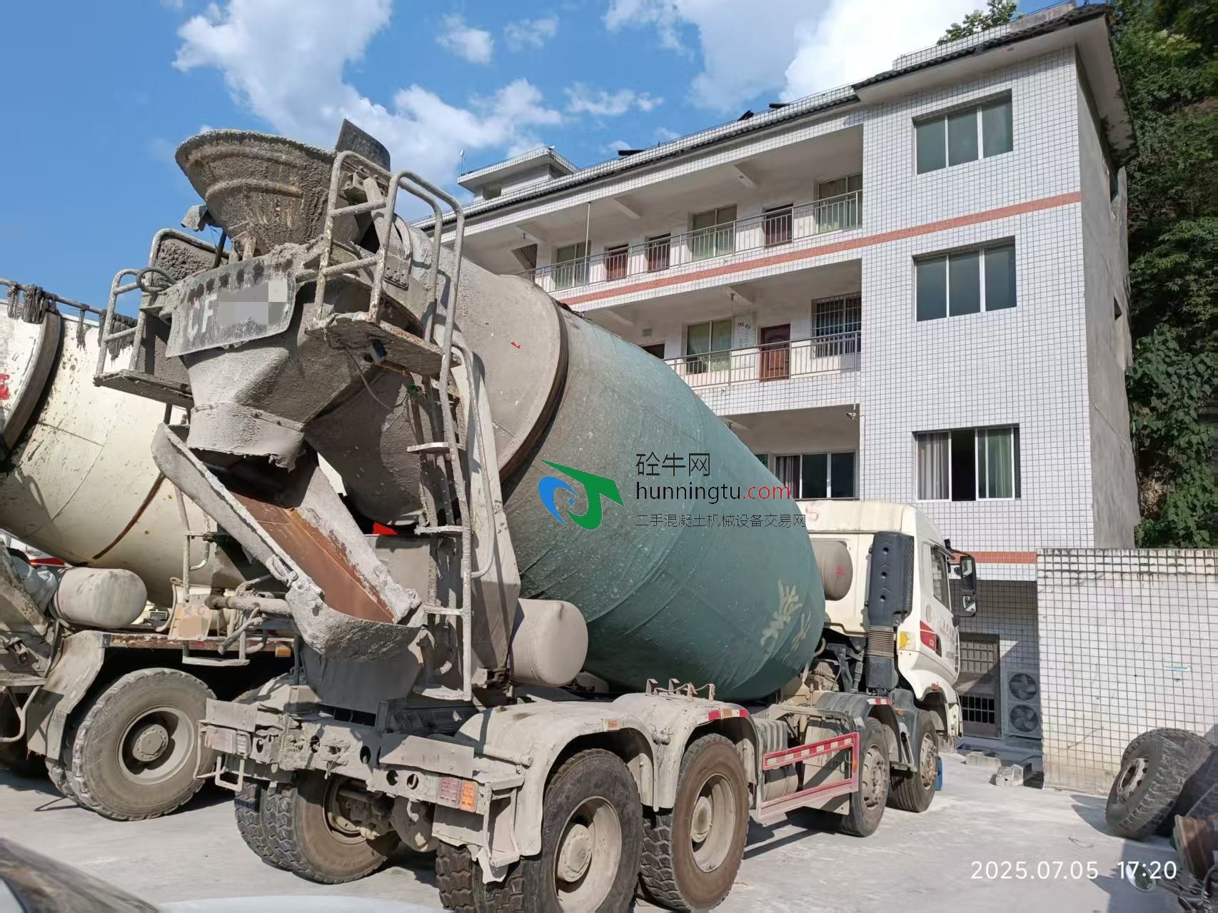 遵义市4台国五2020年9月份大12方可拉13方罐三一重工混凝土搅拌车，三一专用自制底盘