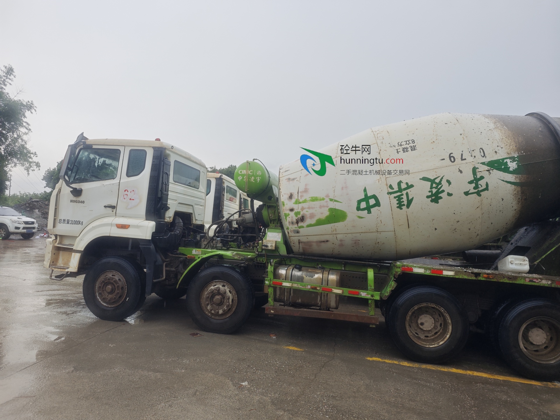 广州市一批国五2019年10方罐中集凌宇混凝土搅拌车，重汽豪翰底盘，德国曼发动机