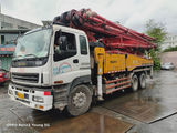 广州2011年9月国三5节臂46米三一重工混凝土泵车，五十铃底盘