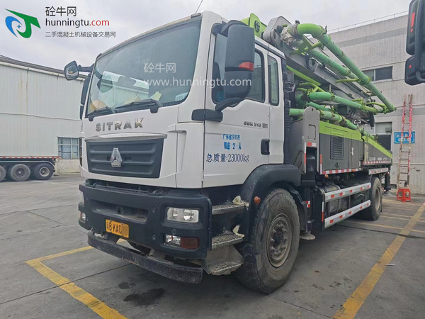 【已售】深圳市国六2020年38米中联重科混凝土泵车，两桥车，汕德卡底盘