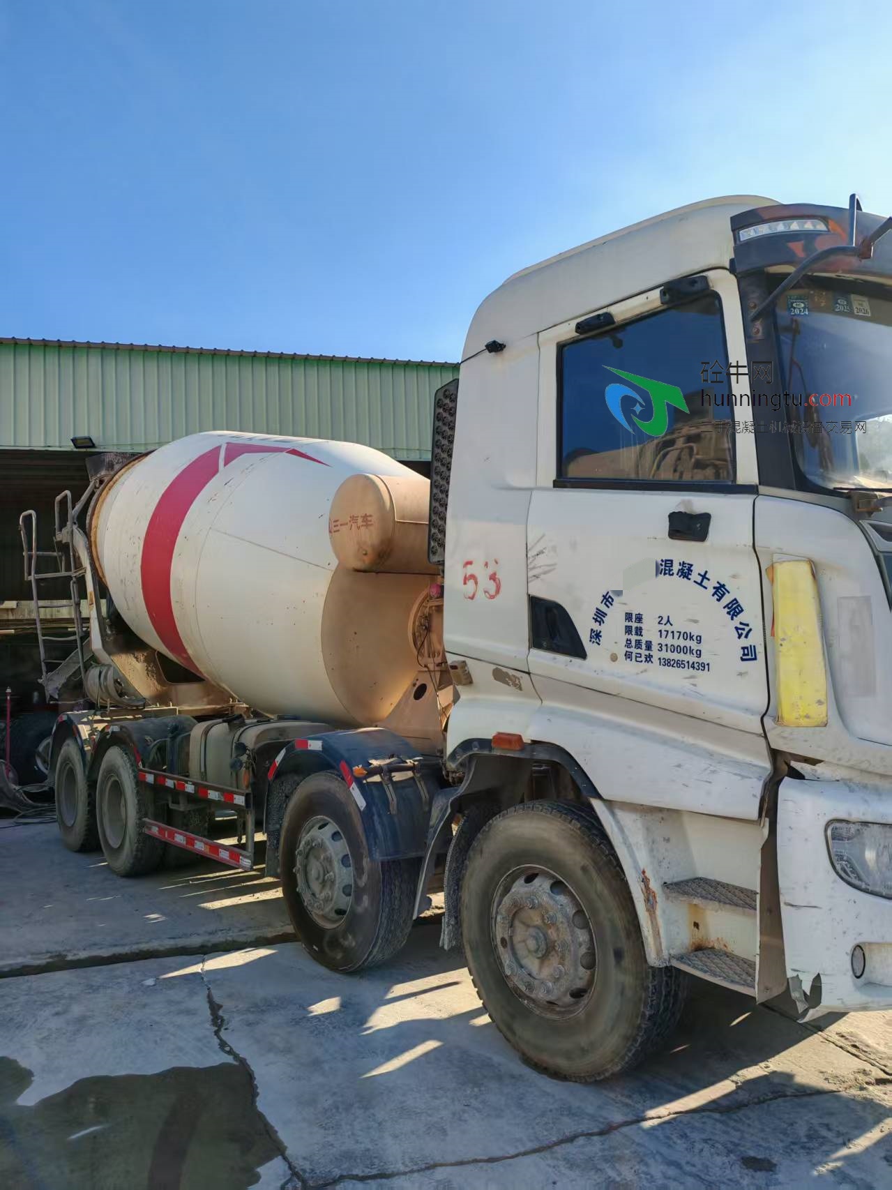 深圳市20台国五2019年12方三一重工混凝土搅拌车，潍柴发动机