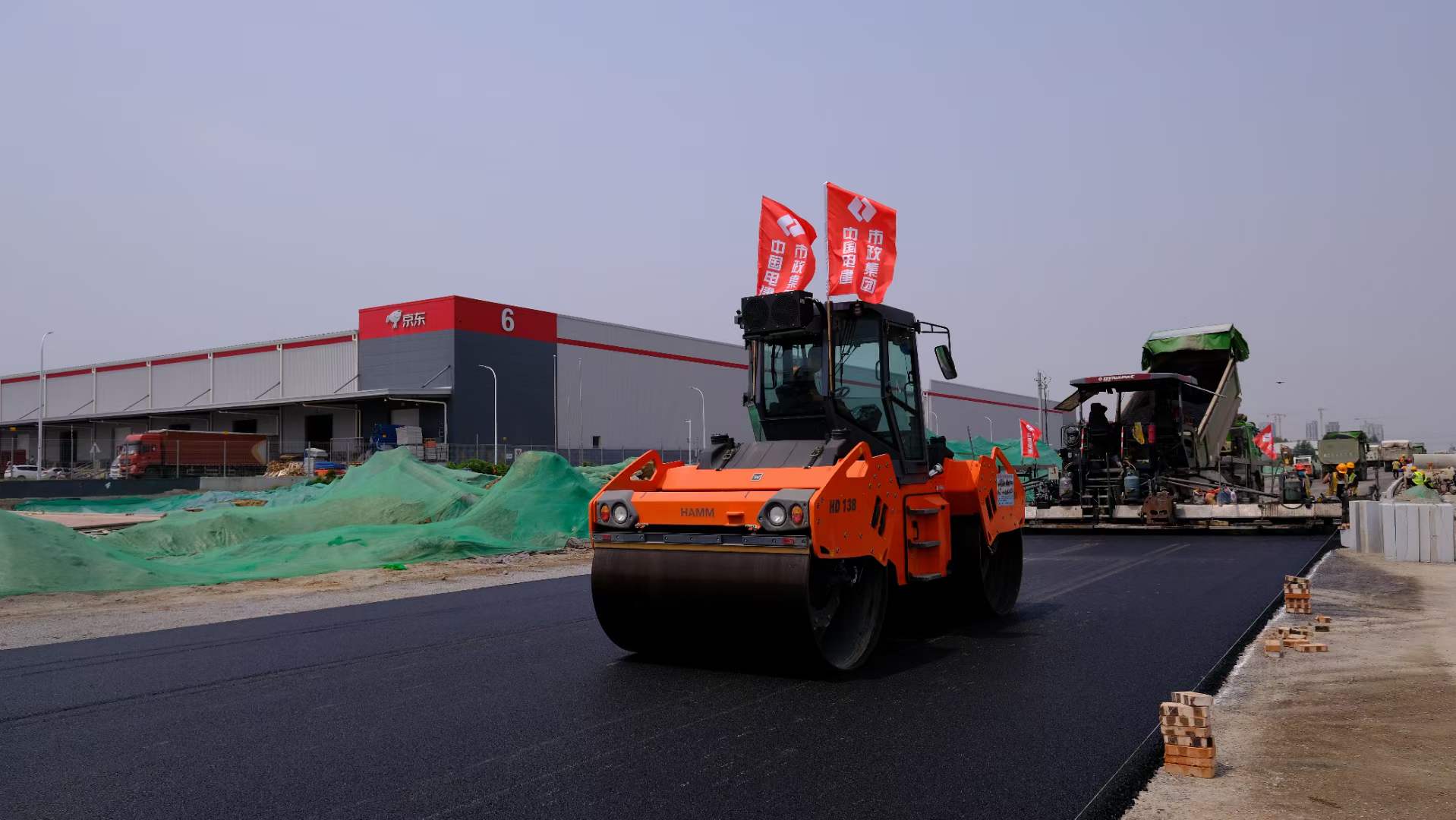 电建市政山东公司崔寨北市政道路一期项目打通“最后一公里”