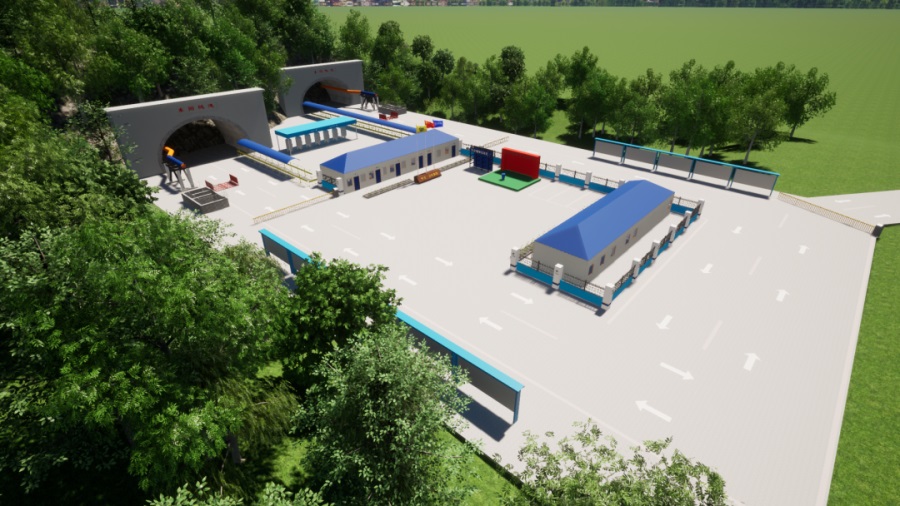 中交一公局：重庆渝武高速公路东阳隧道明洞段二衬砼浇筑全部完成