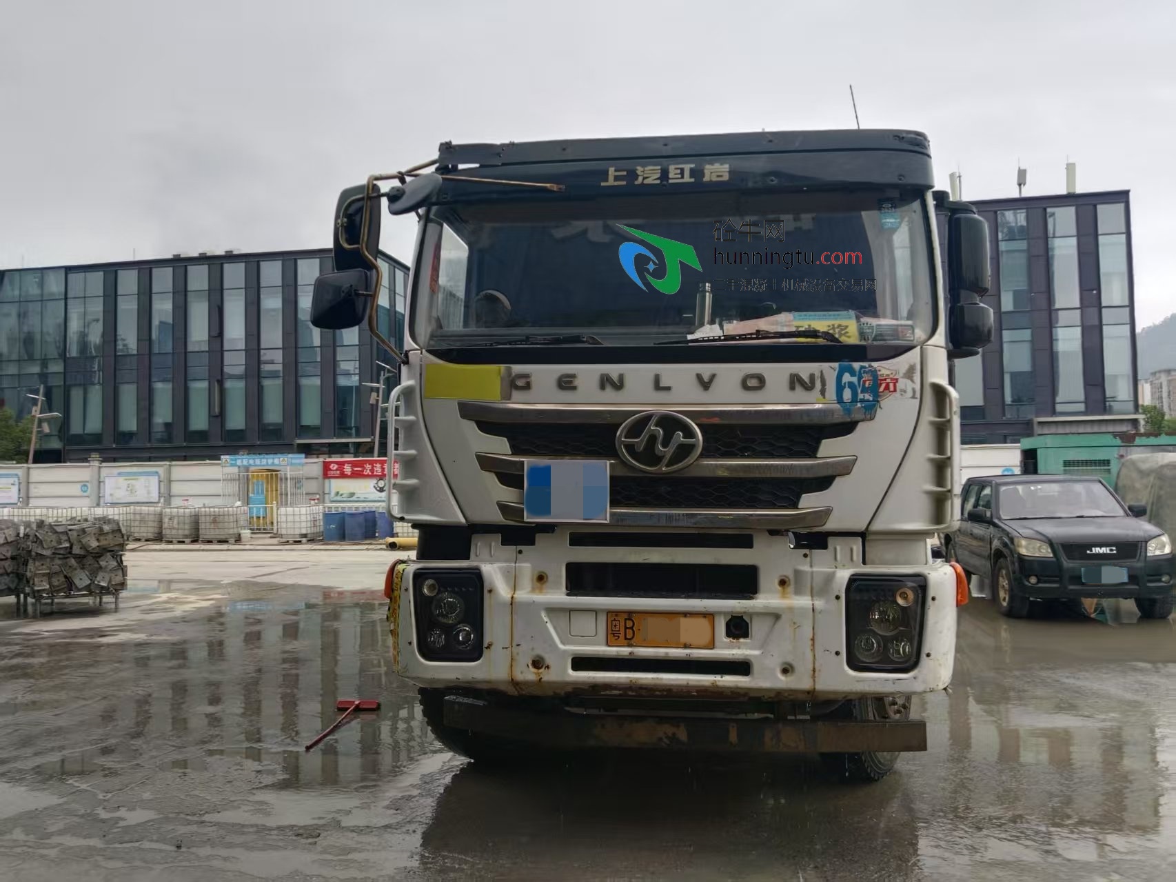 深圳市国六2020年12月份12方罐中集瑞江混凝土搅拌车，上汽红岩底盘