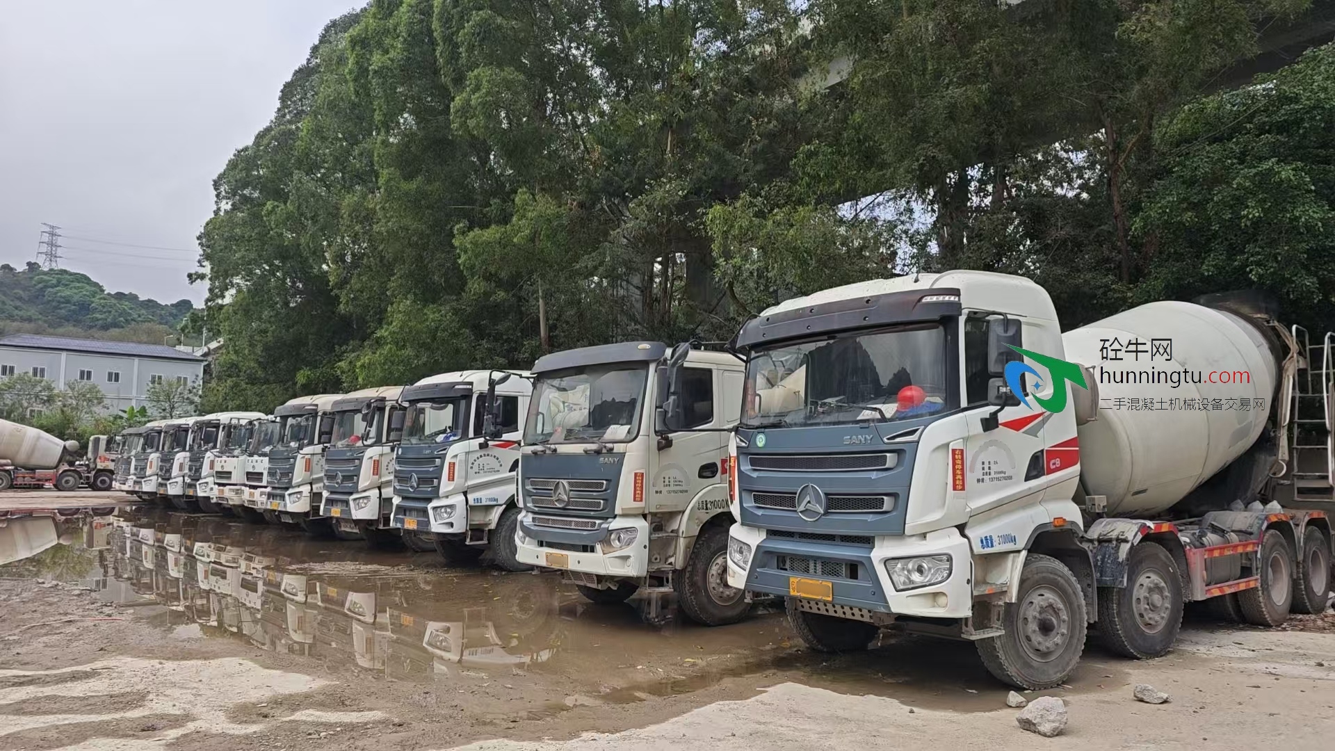 深圳市一批国六2021年12方三一重工混凝土搅拌车，潍柴发动机