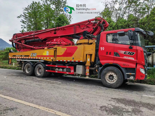 重庆市2021年三桥51米三一重工泵车，三一专用自制底盘