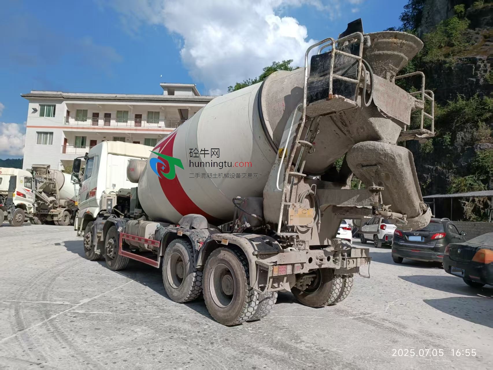 遵义市4台国五2020年9月份大12方可拉13方罐三一重工混凝土搅拌车，三一专用自制底盘